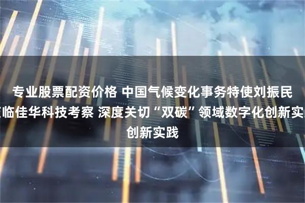 专业股票配资价格 中国气候变化事务特使刘振民莅临佳华科技考察 深度关切“双碳”领域数字化创新实践