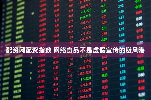 配资网配资指数 网络食品不是虚假宣传的避风港